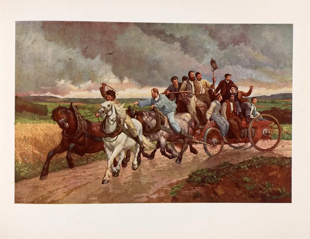 Eugen Burnand Zehn Farbige Kunstblätter Pl 09 Wall Art by Eugène Burnand - High-Resolution Digital Print