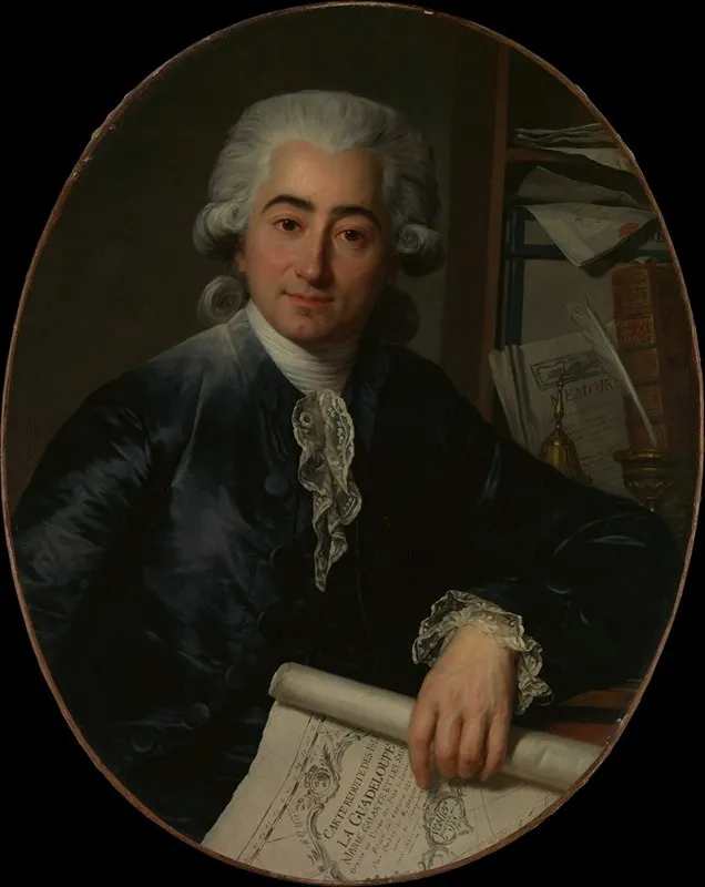 Eugene Joseph Stanislas Foullon Decotier 1753 1821 Wall Art by Antoine Vestier - High-Resolution Digital Print