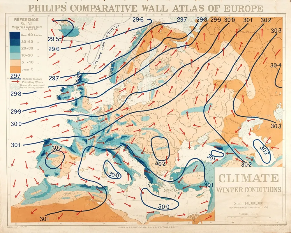 Europe Climate Winter Conditions