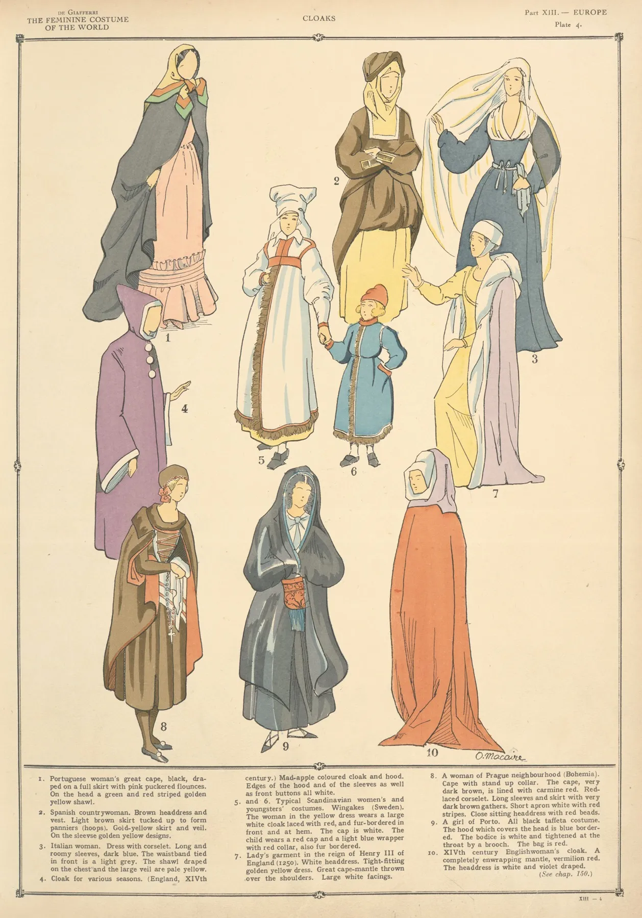 Europe Cloaks Wall Art by Paul Louis de Giafferri - High-Resolution Digital Print