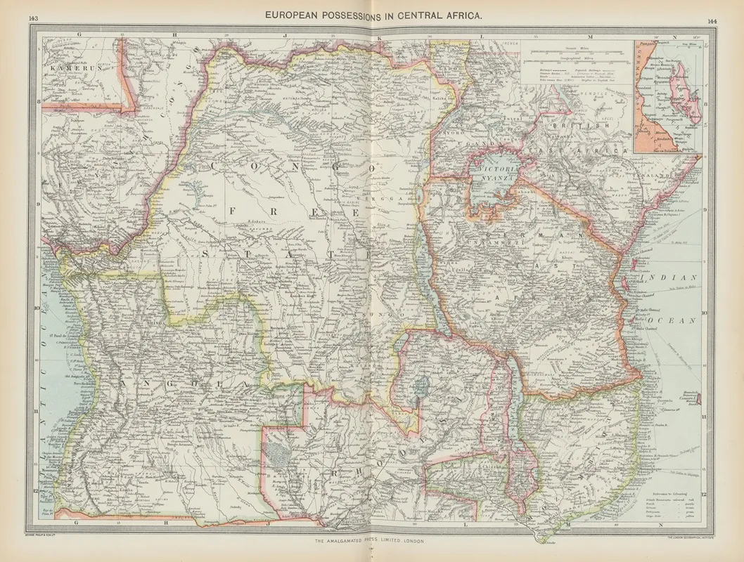 European Possessions In Central Africa