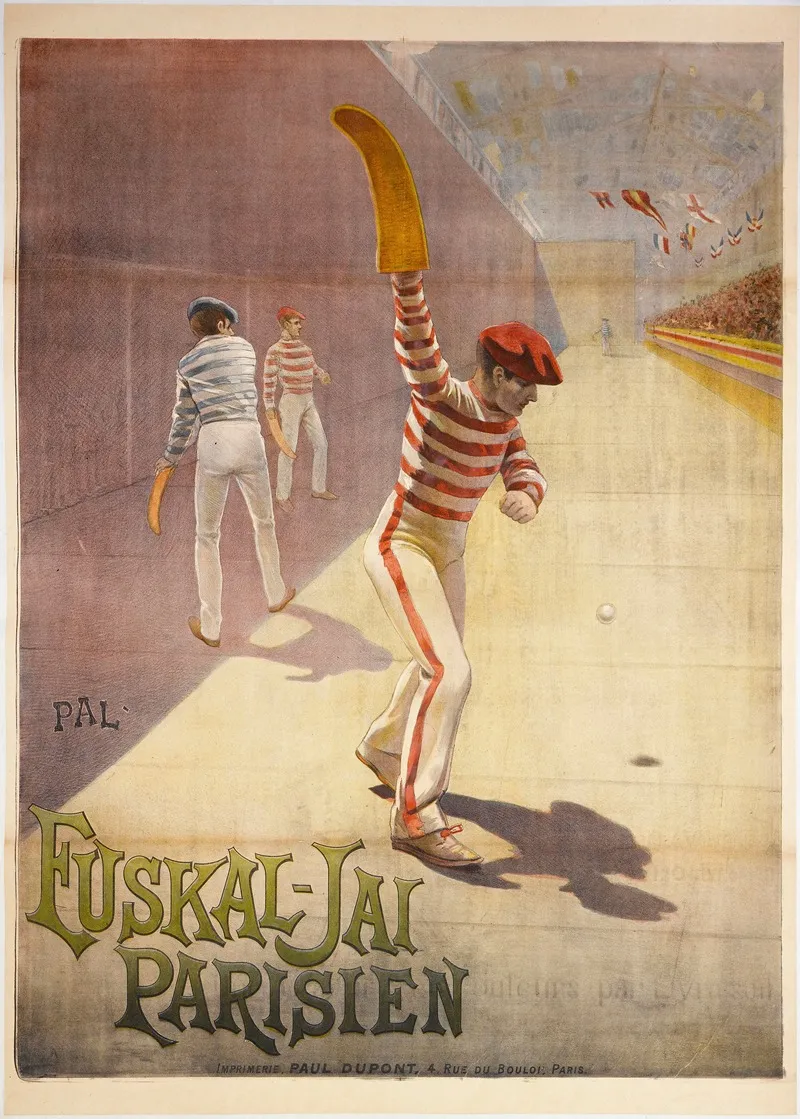 Euskal Jai Parisien Wall Art by Pal (Jean de Paleologue) - High-Resolution Digital Print