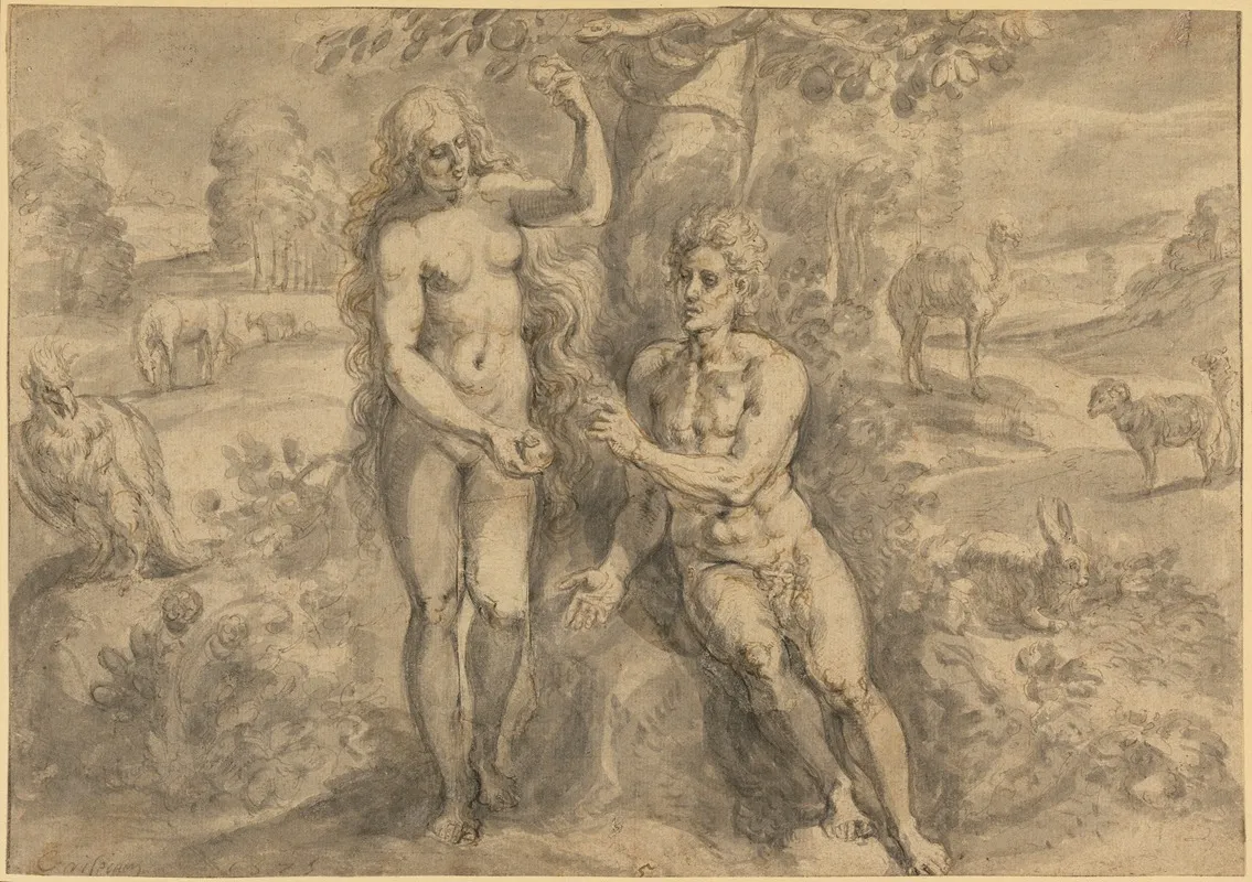 Eve Tempting Adam