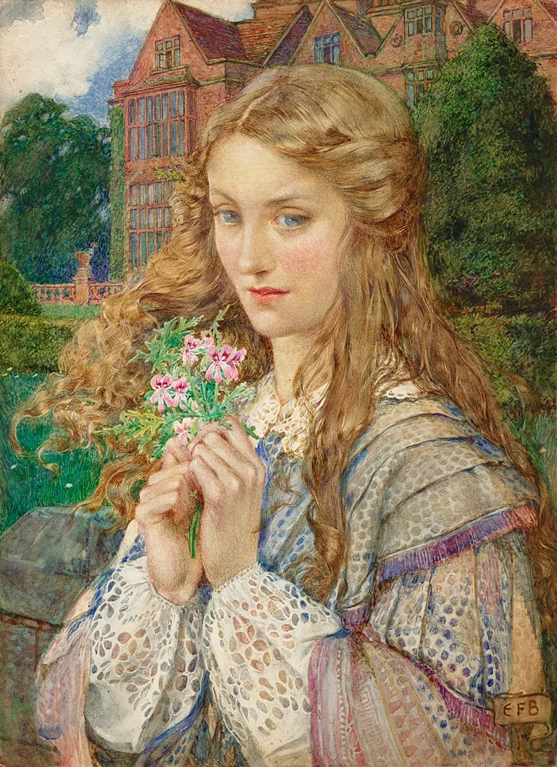 Evelyn Hope Wall Art by Eleanor Fortescue-Brickdale - High-Resolution Digital Print