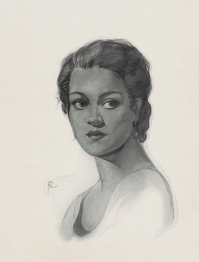 Evelyn Rogers Wall Art by Herbert D. Rogers - High-Resolution Digital Print