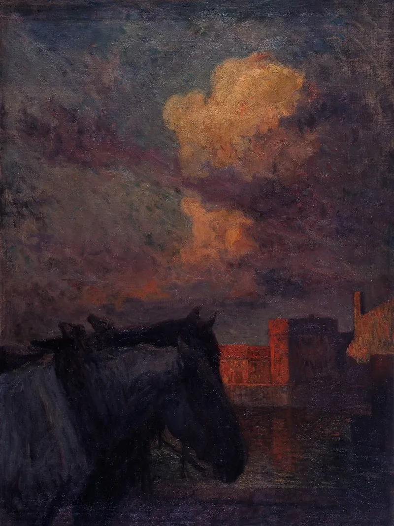 Evening Glow 6 Wall Art by Jean Delvin - High-Resolution Digital Print
