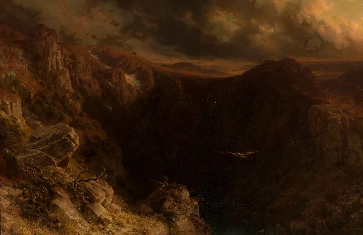 Evening In The Mountains 2