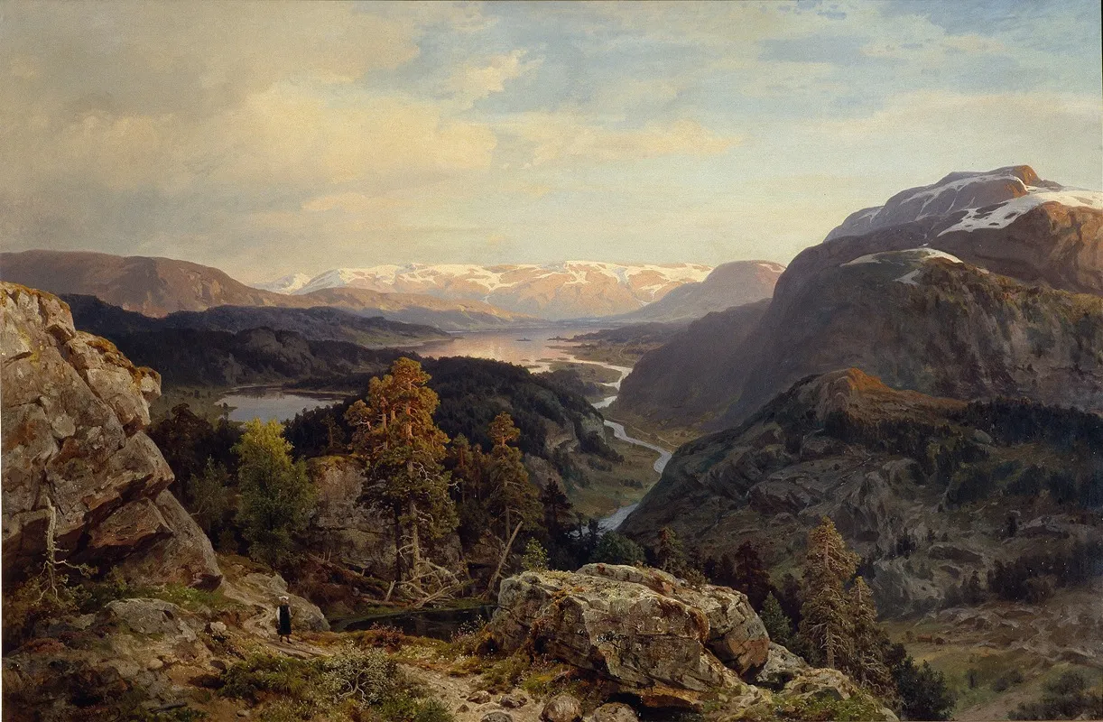 Evening In The Norwegian Mountains Wall Art by Morten Müller - High-Resolution Digital Print