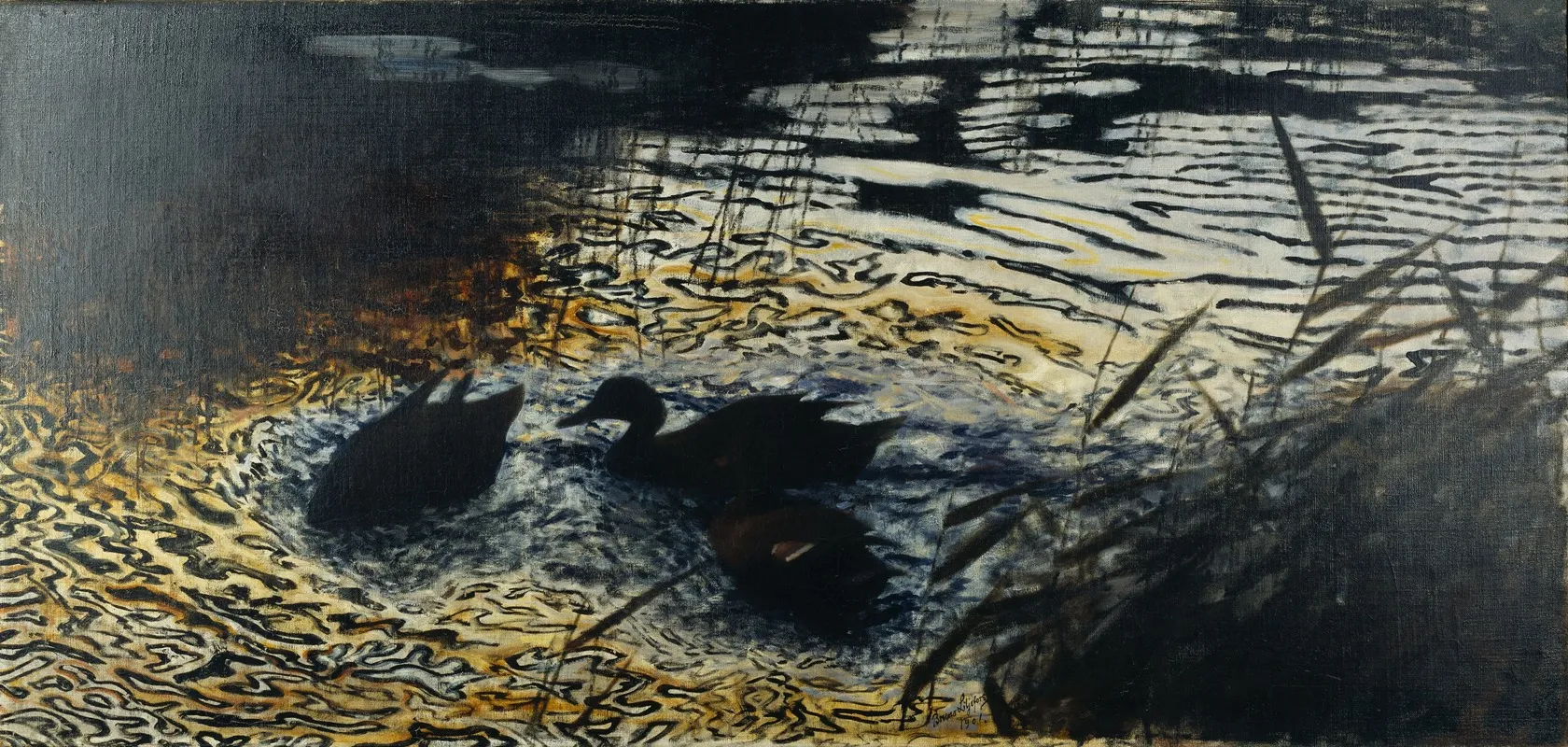 Evening Wild Ducks The Leopard Skin