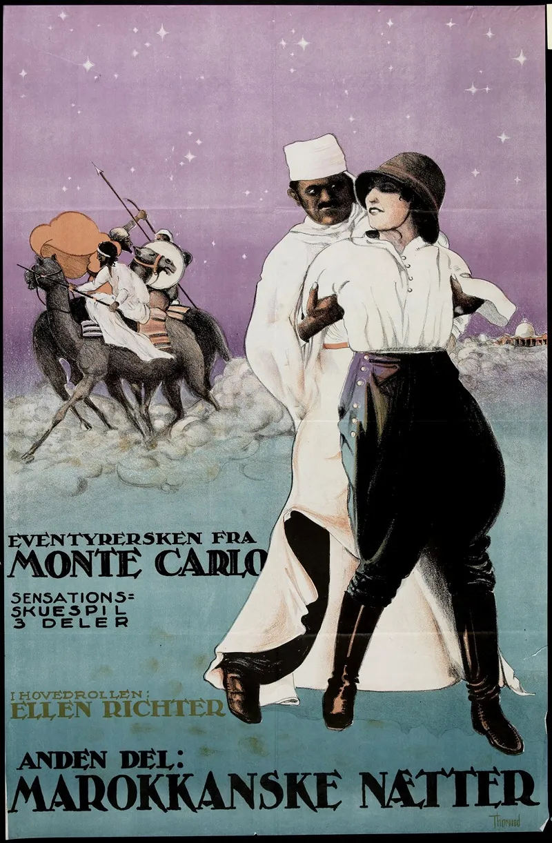 Eventyrersken Fra Monte Carlo Wall Art by Thormod - High-Resolution Digital Print