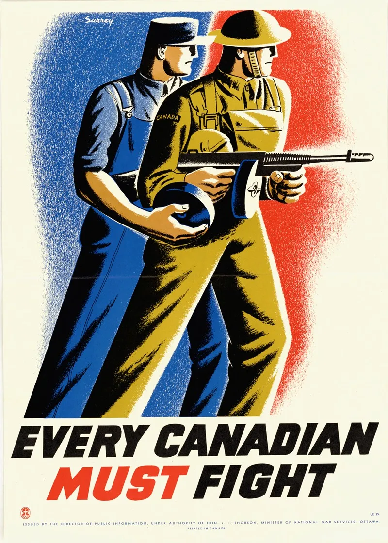 Every Canadian Must Fight Wall Art by Anonymous - High-Resolution Digital Print