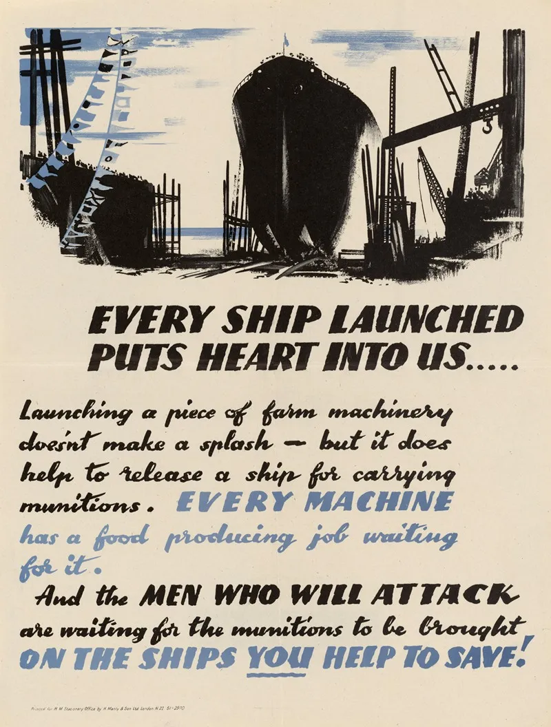 Every Ship Launched Puts Heart Into Us