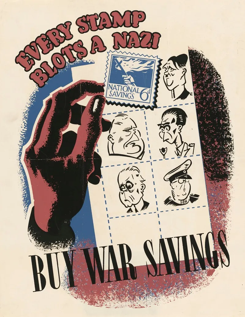 Every Stamp Blots A Nazi Buy War Savings Wall Art by Anonymous - High-Resolution Digital Print