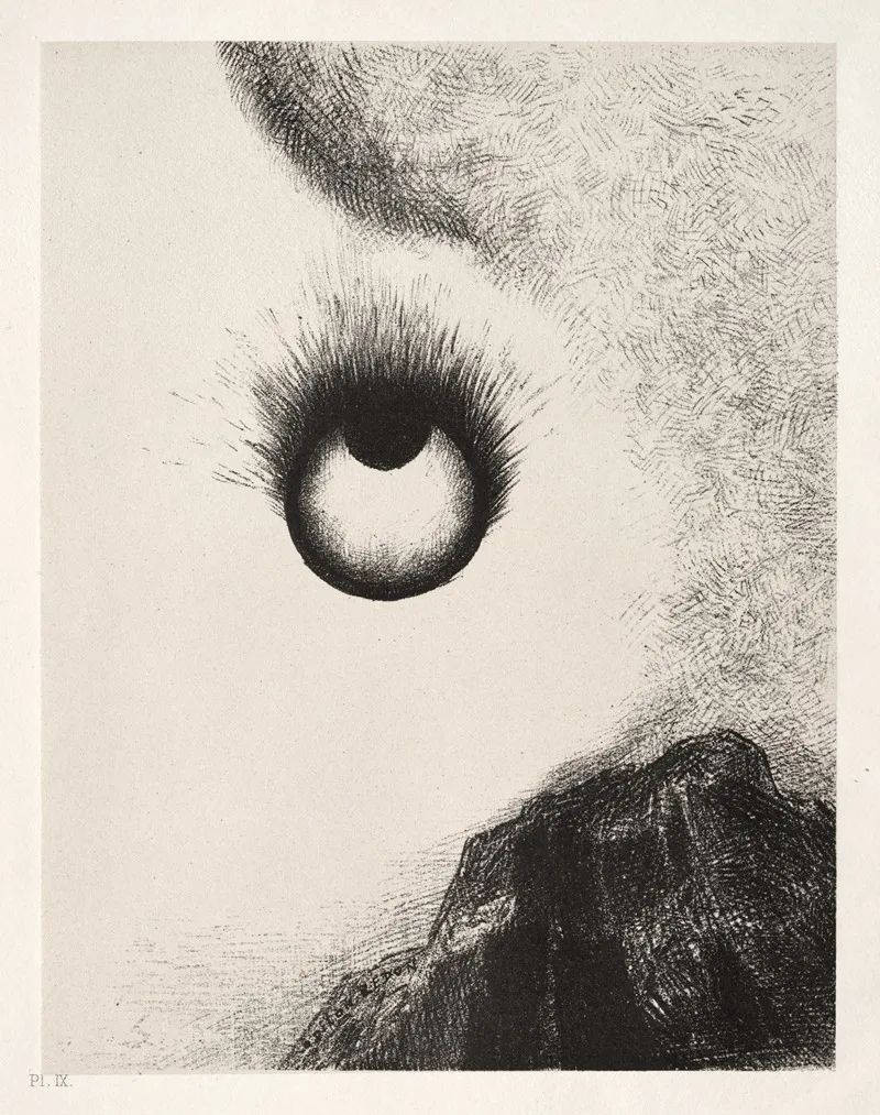 Everywhere Eyeballs Are Aflame 2 Wall Art by Odilon Redon - High-Resolution Digital Print