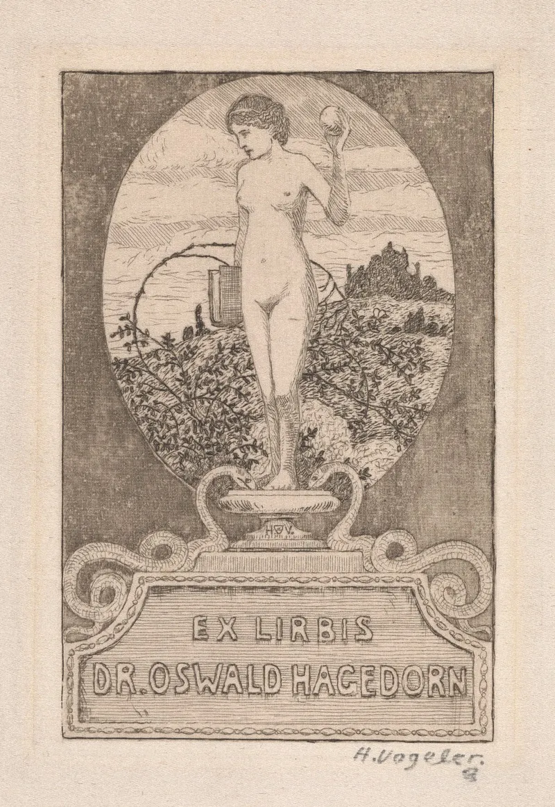 Ex Libris Dr Oswald Hagedorn