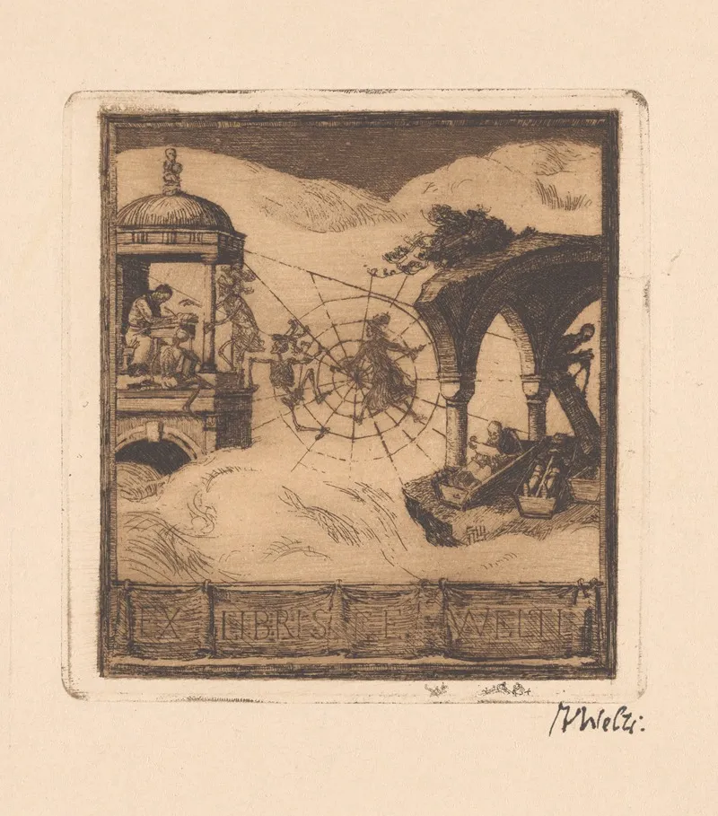Ex Libris F E Welti