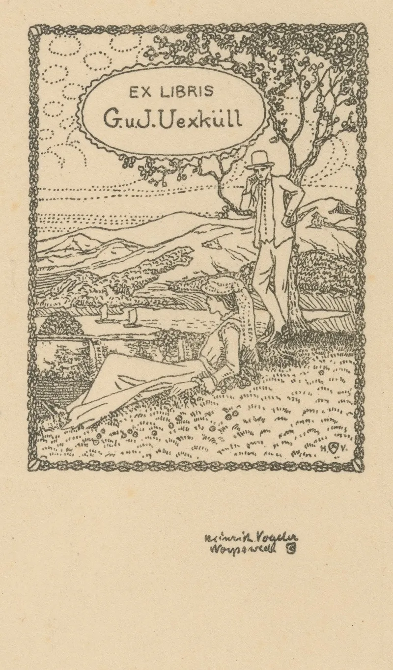 Ex Libris G Und J Uexkull