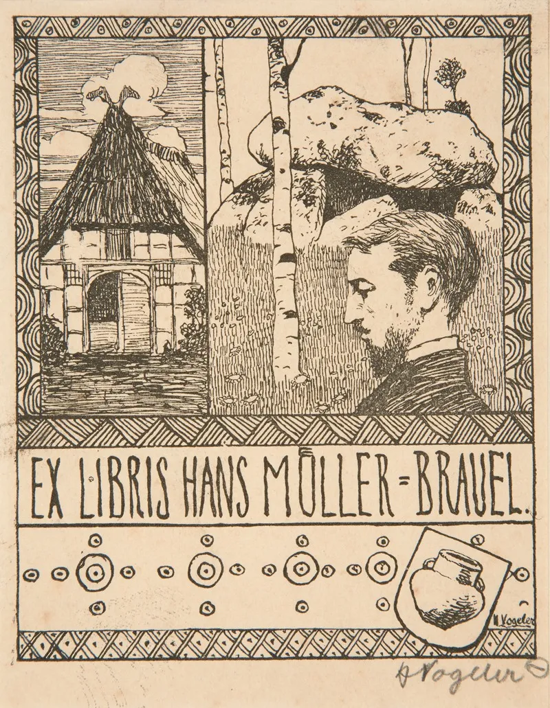 Ex Libris Hans Muller Brauel