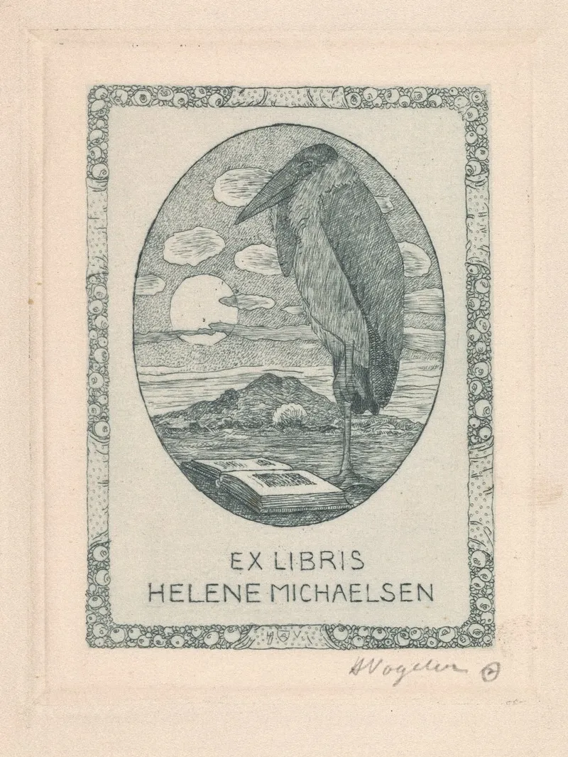 Ex Libris Helene Michaelsen