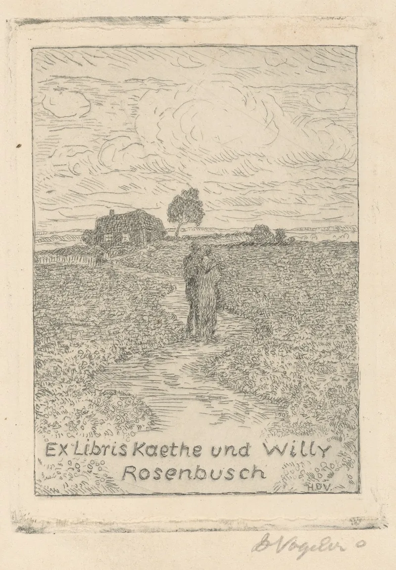 Ex Libris Kaethe Und Willy Rosenbusch