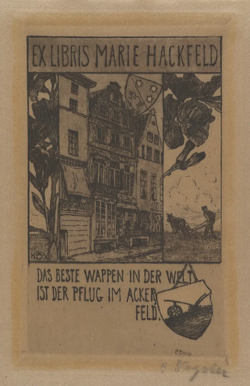 Ex Libris Marie Hackfield