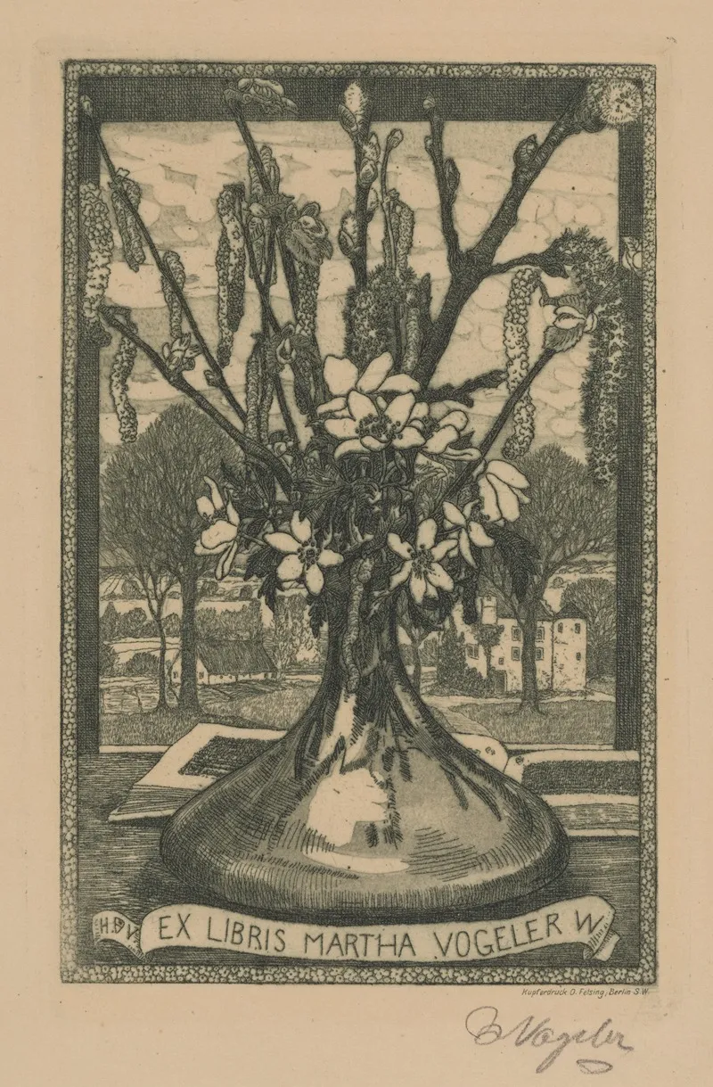 Ex Libris Martha Vogeler W