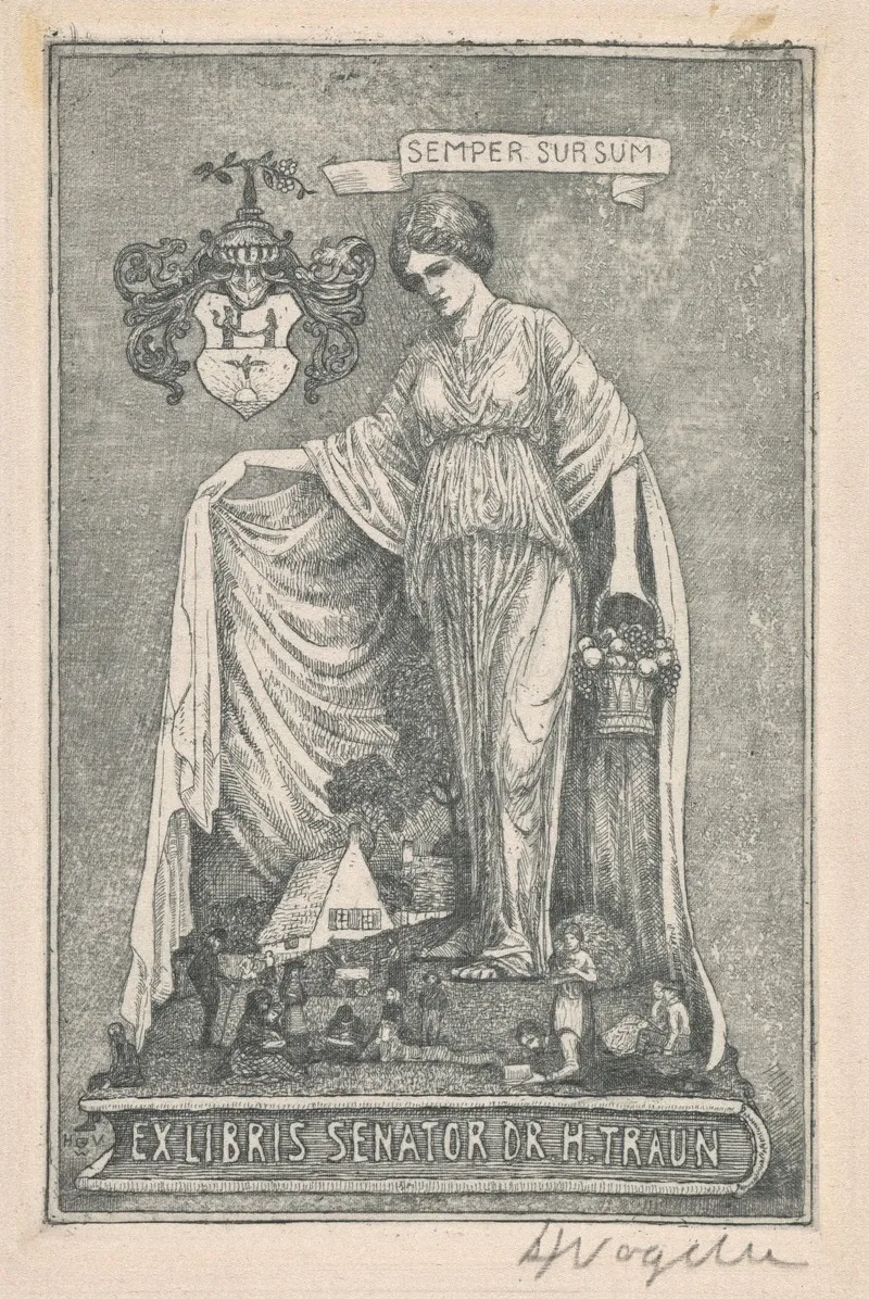 Ex Libris Senator Dr H Traun