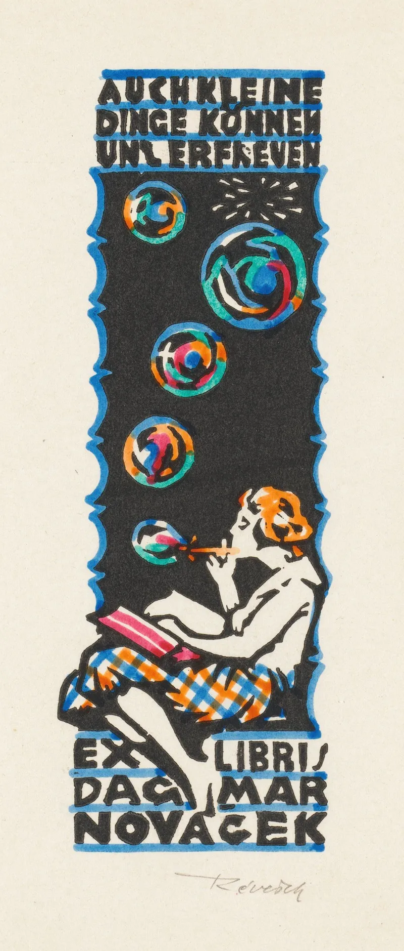 Ex Libris Van Dagmar Novacek