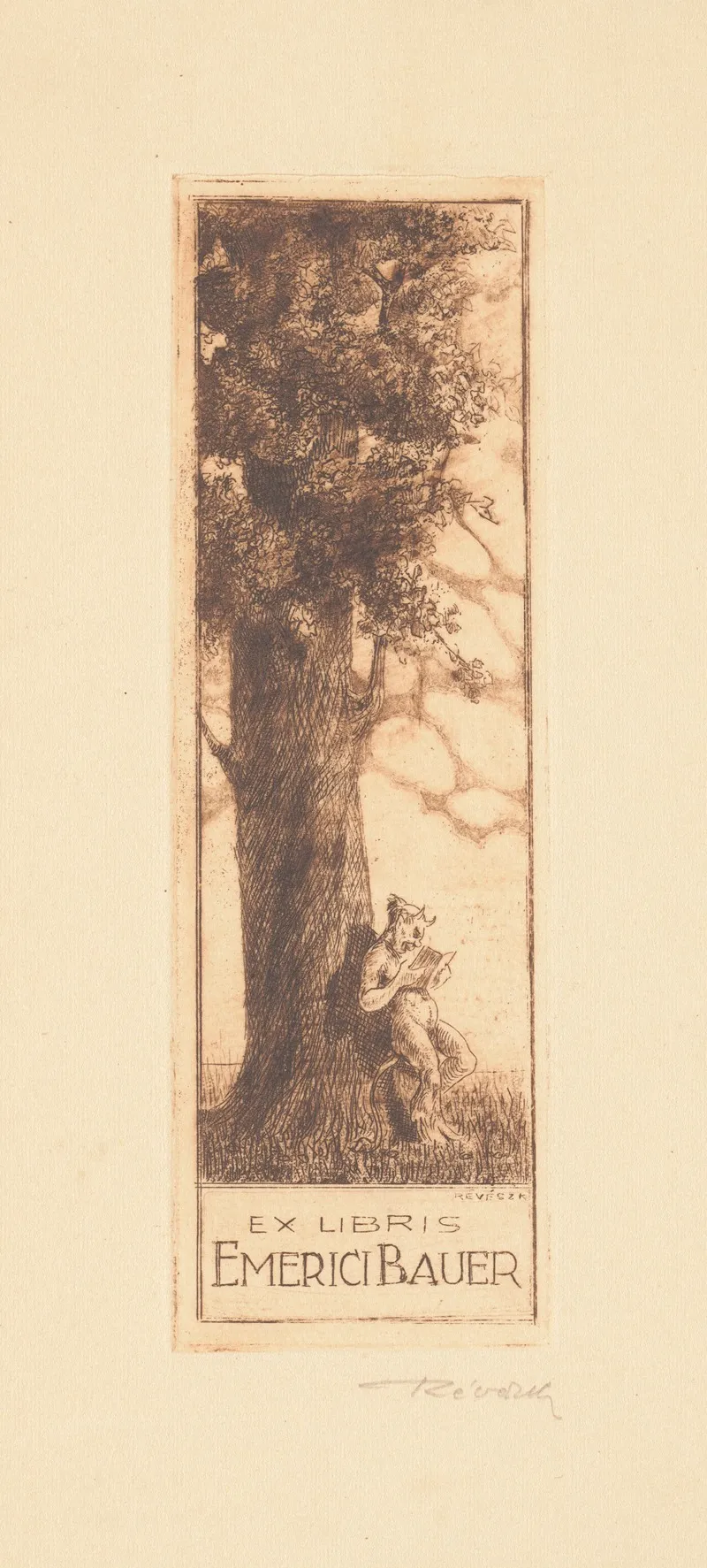 Ex Libris Van Emeric Bauer