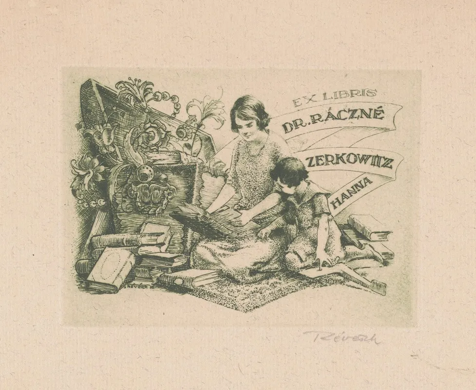 Ex Libris Van Hanna Raczne Zerkowitz