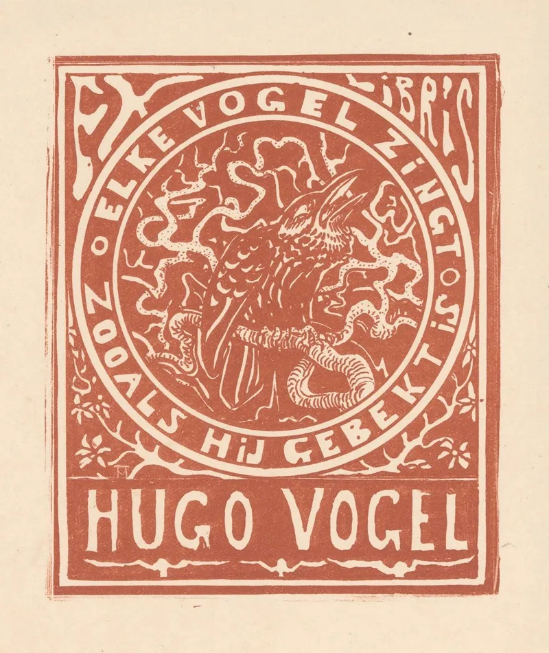 Ex Libris Van Hugo Vogel
