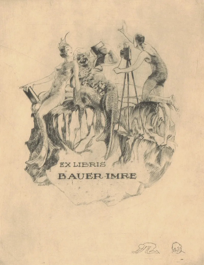 Ex Libris Van Imre Bauer