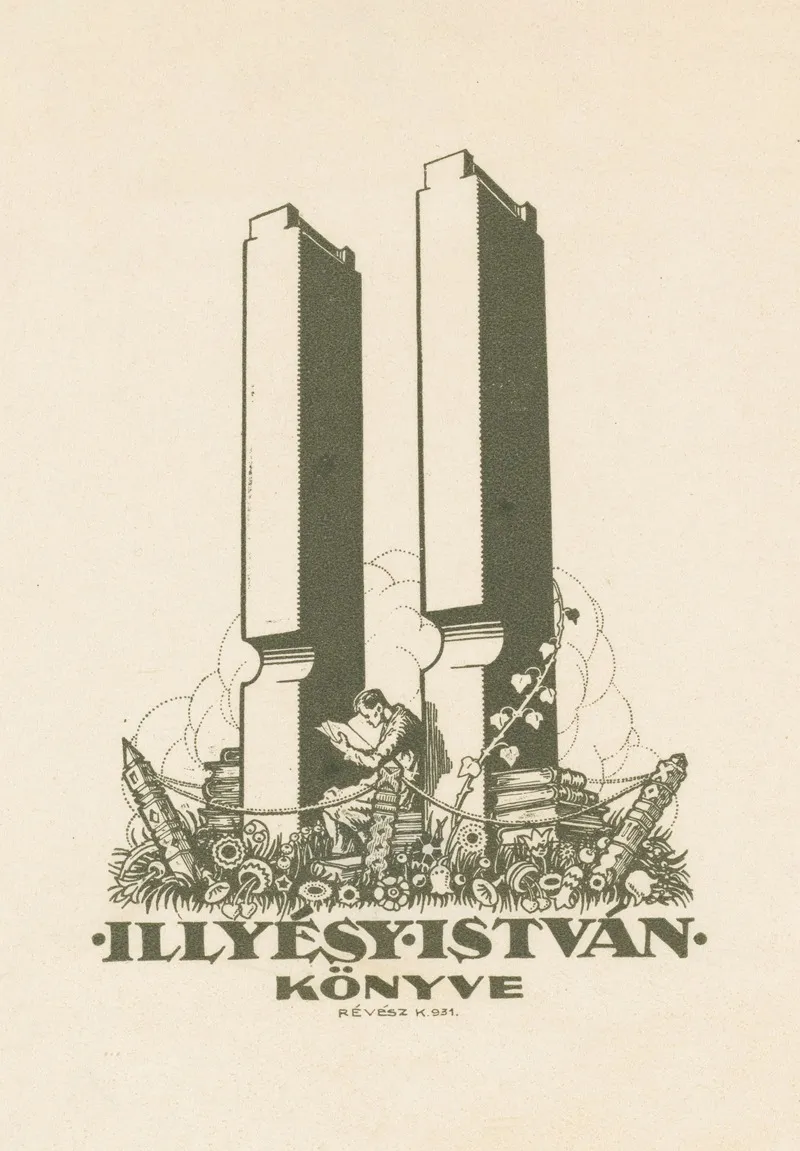 Ex Libris Van Istvan Illyesy