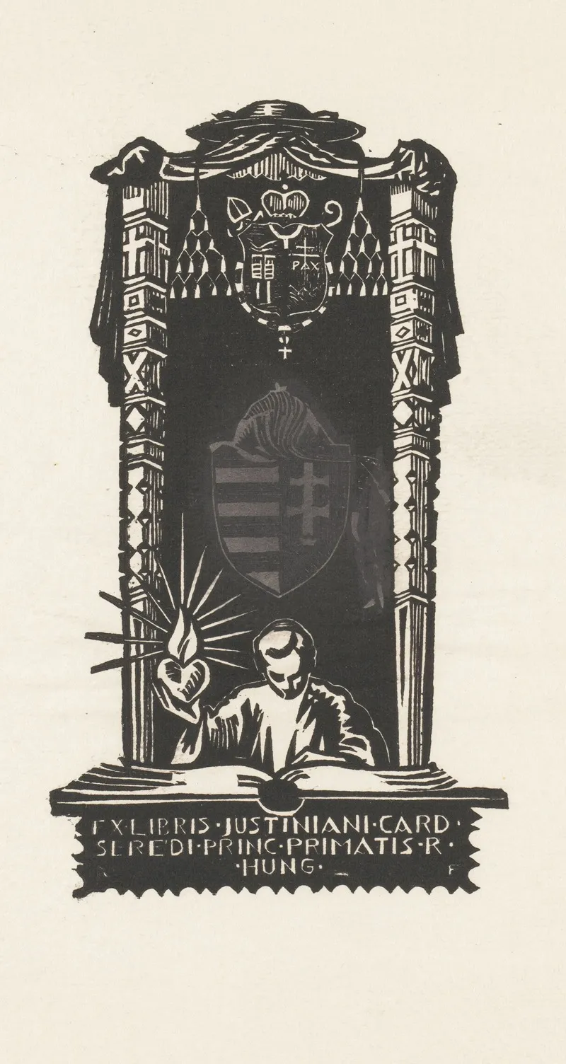 Ex Libris Van Kardinaal Jusztinian Seredi 2