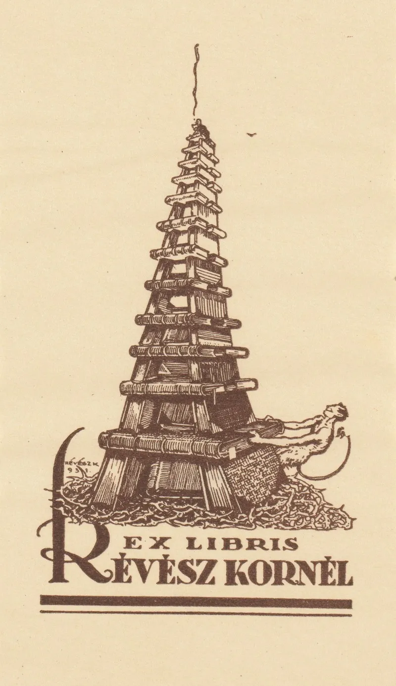 Ex Libris Van Kornel Revesz