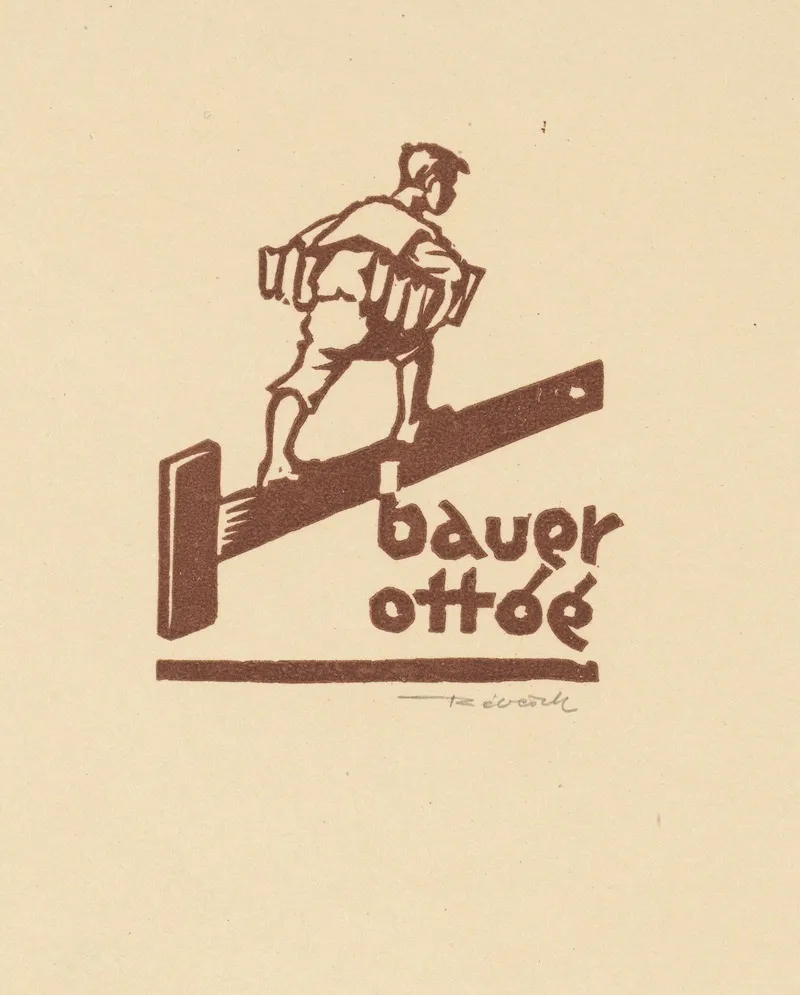 Ex Libris Van Ottoe Bauer