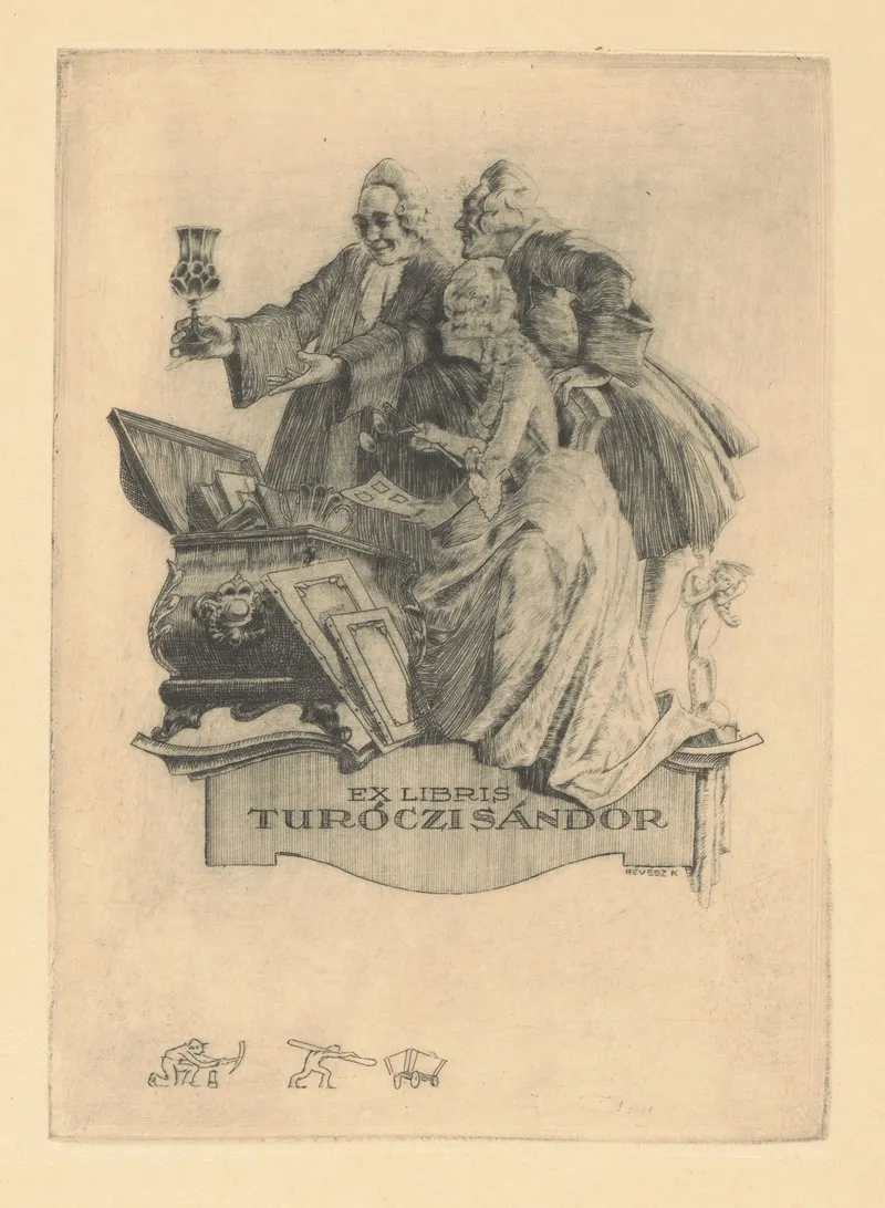 Ex Libris Van Sandor Turoczi