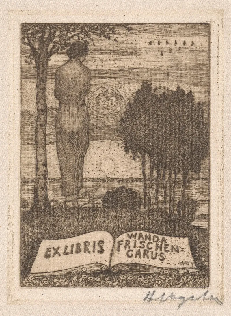 Ex Libris Wanda Frischen Carus