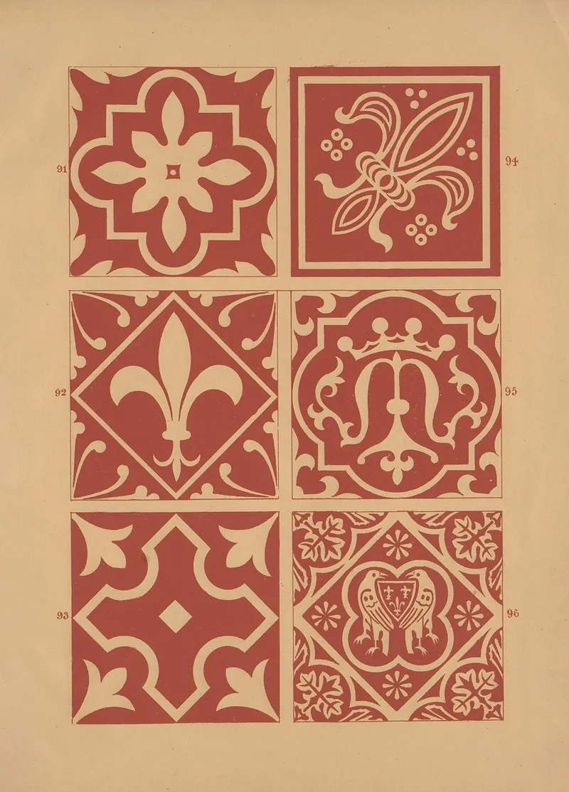 Examples Of Encaustic Tiles Pl 15