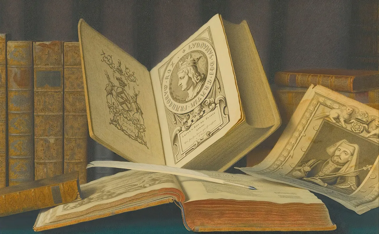 Except A Living Man There Is Nothing More Wonderful Than Books Wall Art by Louis Block - High-Resolution Digital Print