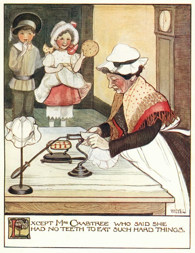 Except Mrs Crabtree Who Said She Had No Teeth To Eat Such Hard Things