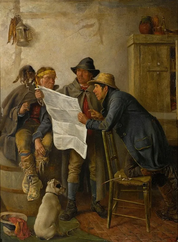 Exciting News Wall Art by William Weekes - High-Resolution Digital Print