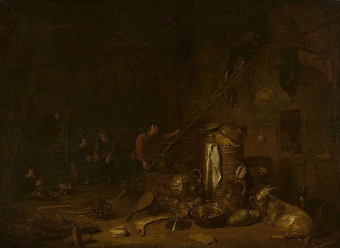 Excursion To The Attic Wall Art by François Ryckhals - High-Resolution Digital Print