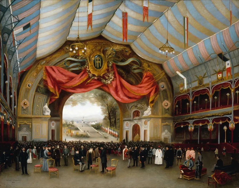Execution De Lode Triomphale A La Gloire De La Republique Daugusta Holmes Le 19 Septembre 1889 Au Palais De Lindustrie