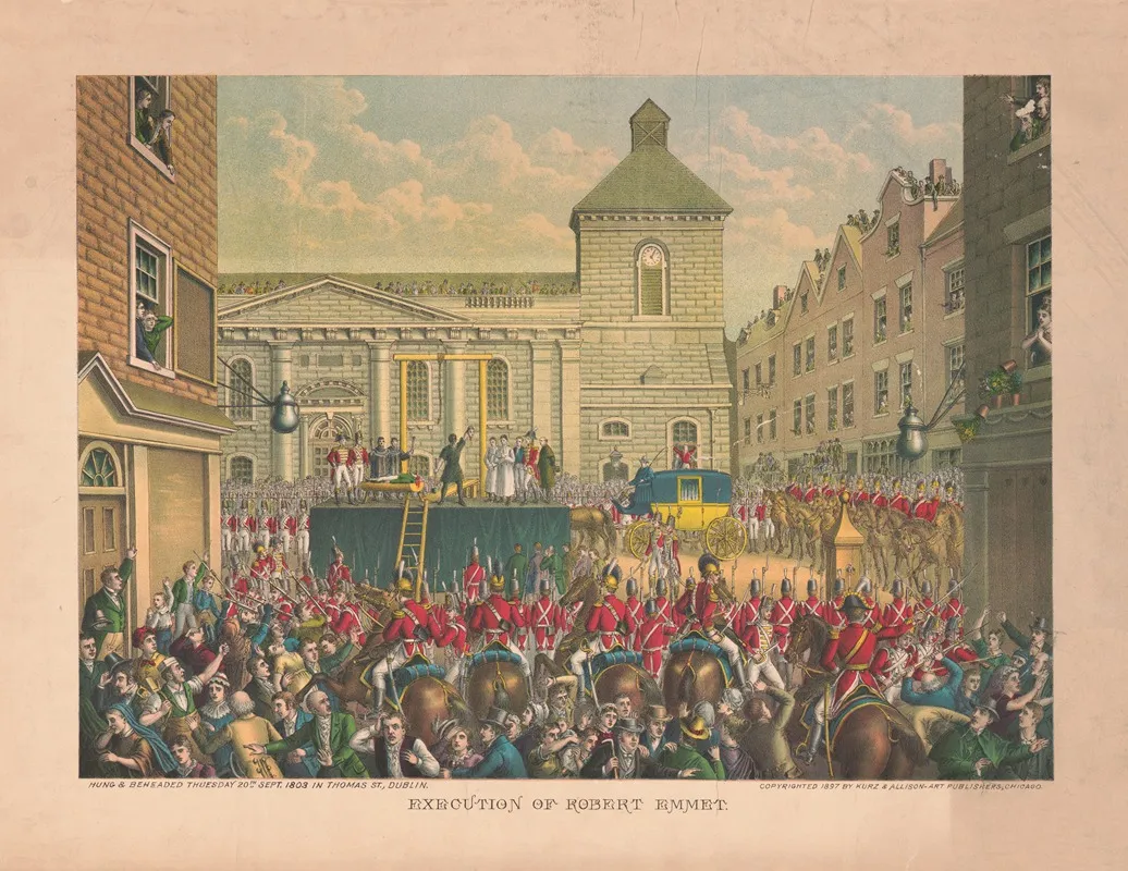 Execution Of Robert Emmet Wall Art by Kurz &amp; Allison - High-Resolution Digital Print