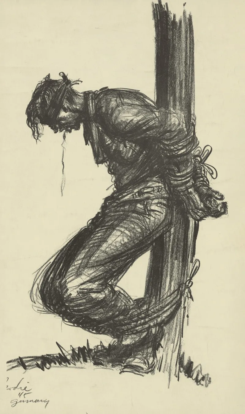 Execution Wall Art by Howard Brodie - High-Resolution Digital Print