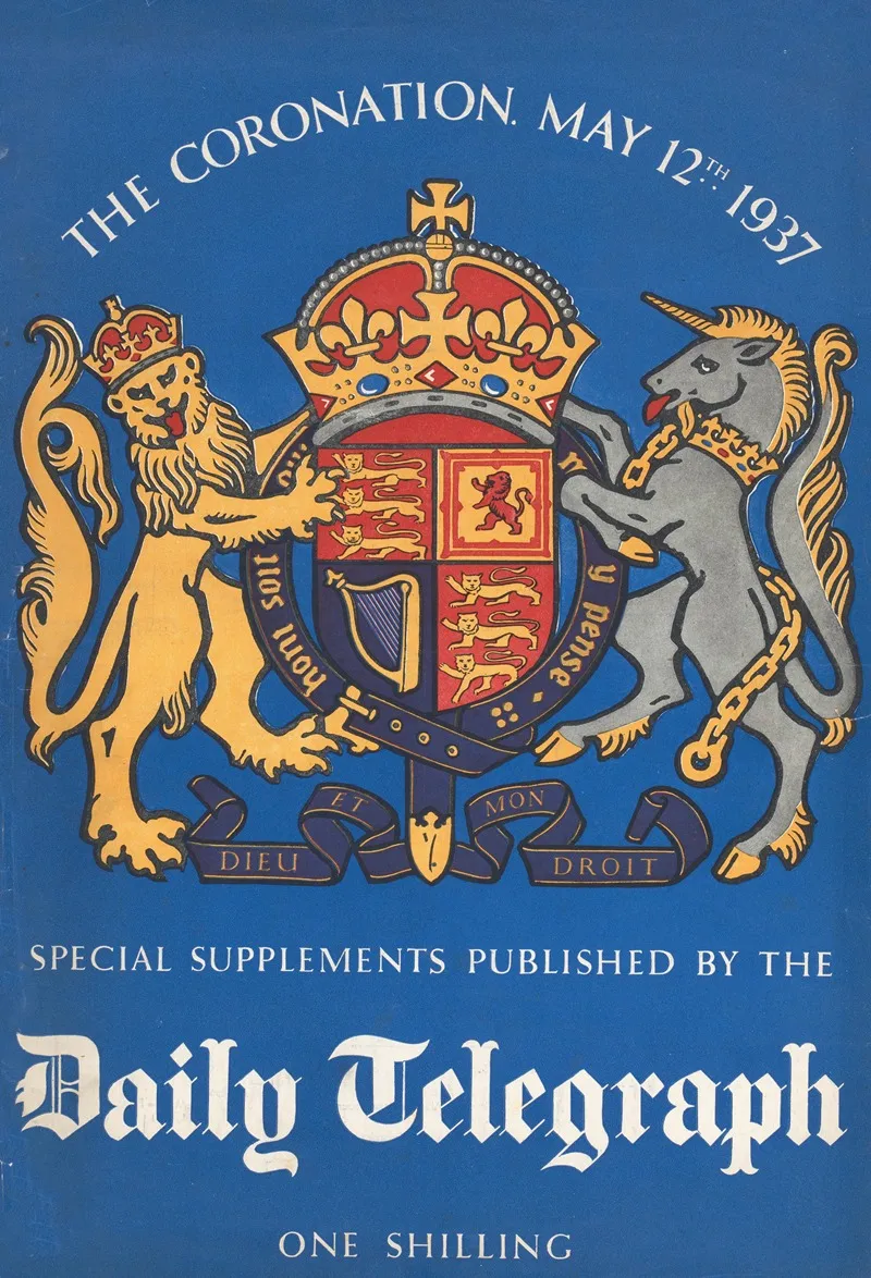 Exemplaar Van Het Geillustreerde Supplement Van 11 Mei 1937 Van De Krant Daily Telegraph Tgv De Kroning Van George Vi