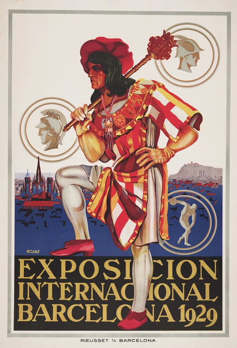 Exposicion Internacional Barcelona 1929 2 Wall Art by Rojas - High-Resolution Digital Print