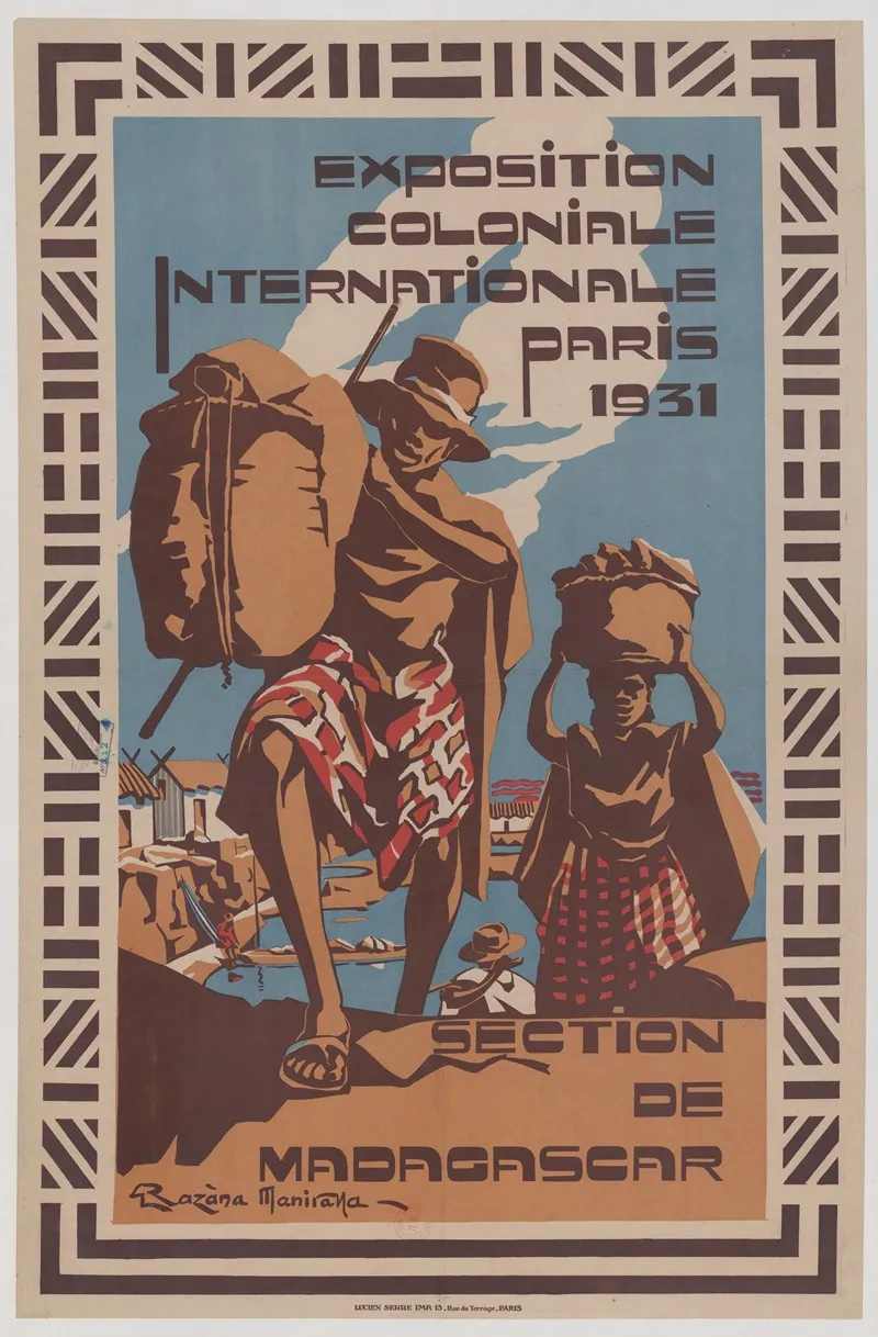 Exposition Coloniale Internationale Paris 1931 Section De Madagascar Wall Art by Razana Maniraka - High-Resolution Digital Print