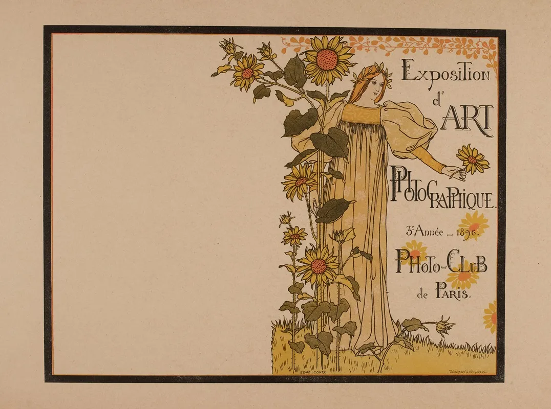 Exposition Dart Photographique Du Photo Club De Paris 3e Annee 1896 2 Wall Art by Edmé Couty - High-Resolution Digital Print